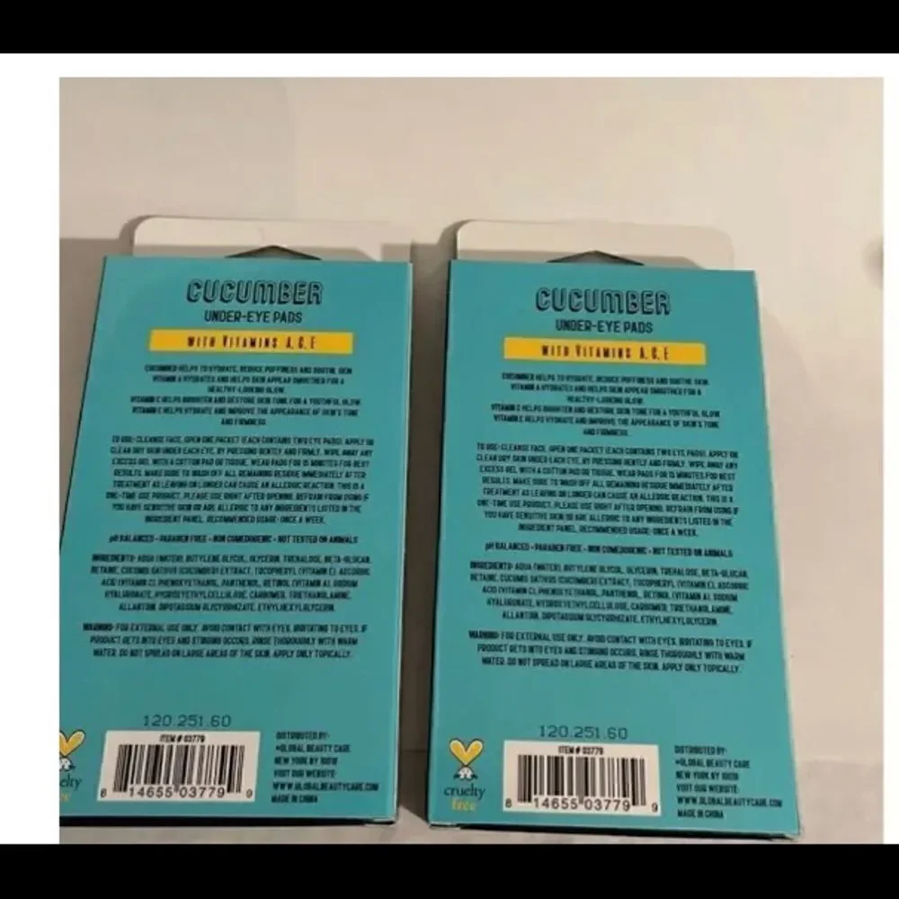 🎊Beauty care The Nobleman Cucumber Under -Eye Pads with Vitamins A.C.E
